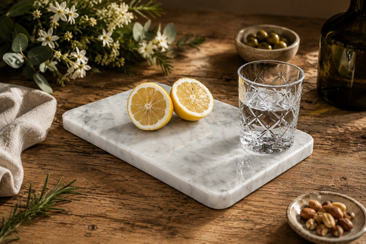 Carrara Marble Tray - Carrara model