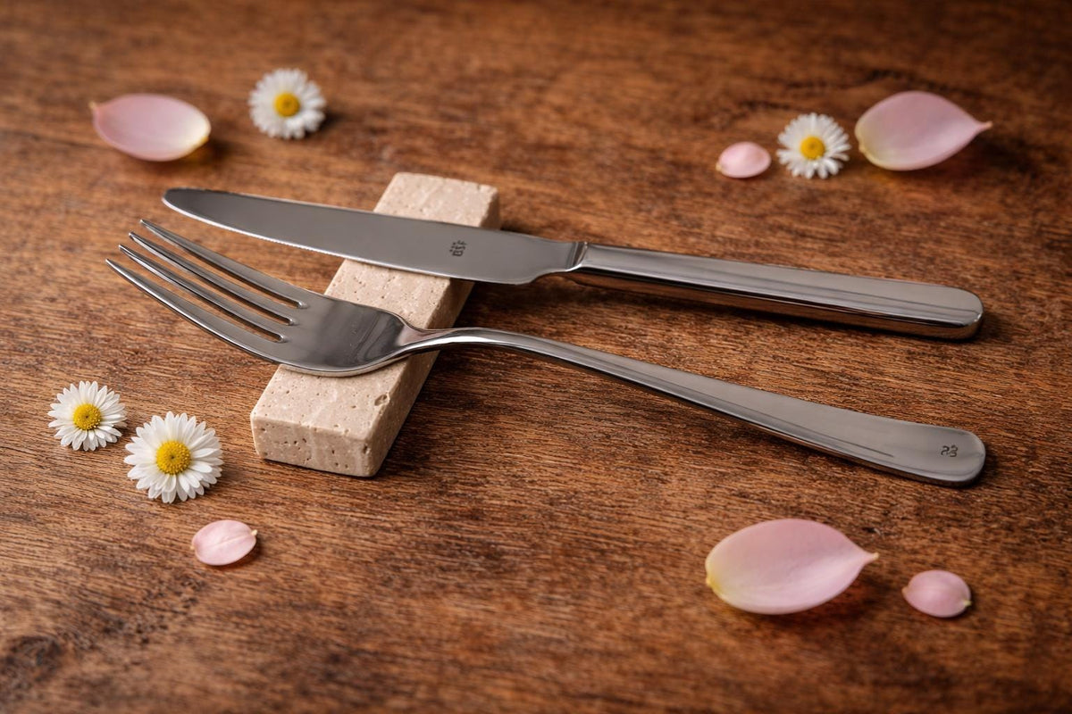 Set poggia posate in travertino rustico, poggia coltello in travertino beige, poggia posate in pietra naturale, poggia bacchette in marmo